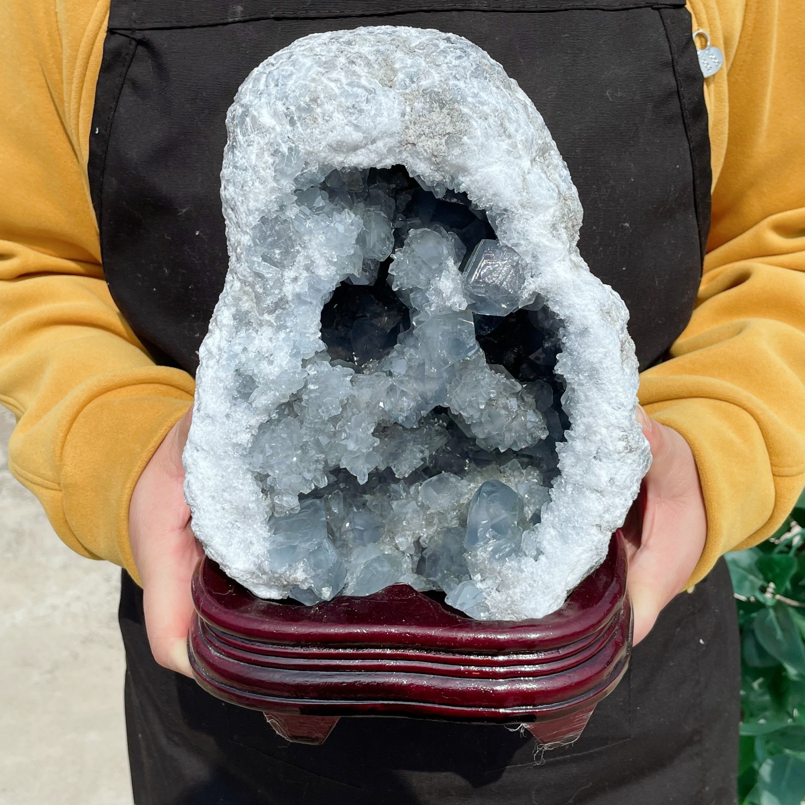 ALL 12.7LB Natural celestite geode quartz cluster mineral crystal healing G6753