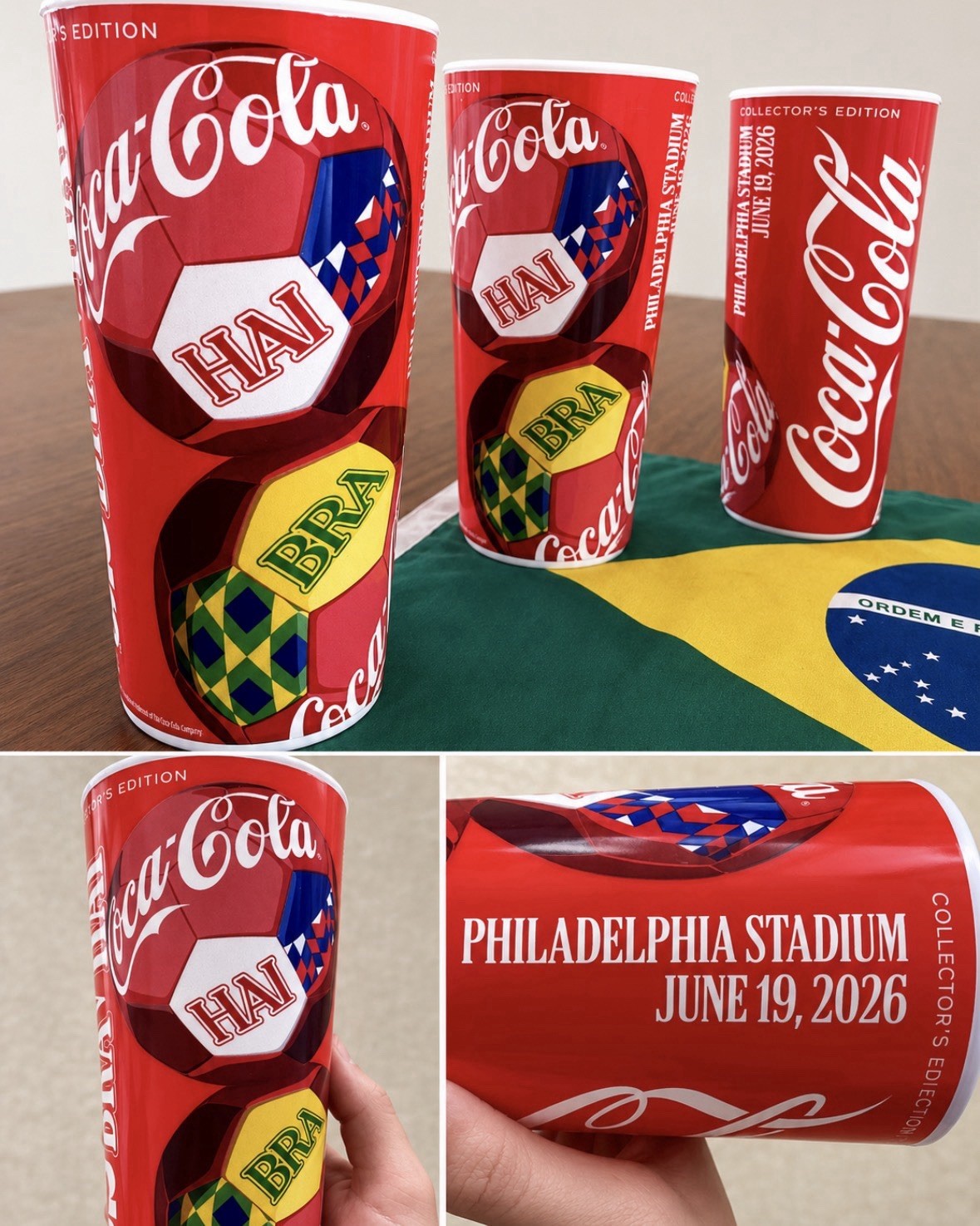 2026 FIFA World Cup Coca-Cola Collector Cup Philadelphia Stadium 6/19/26