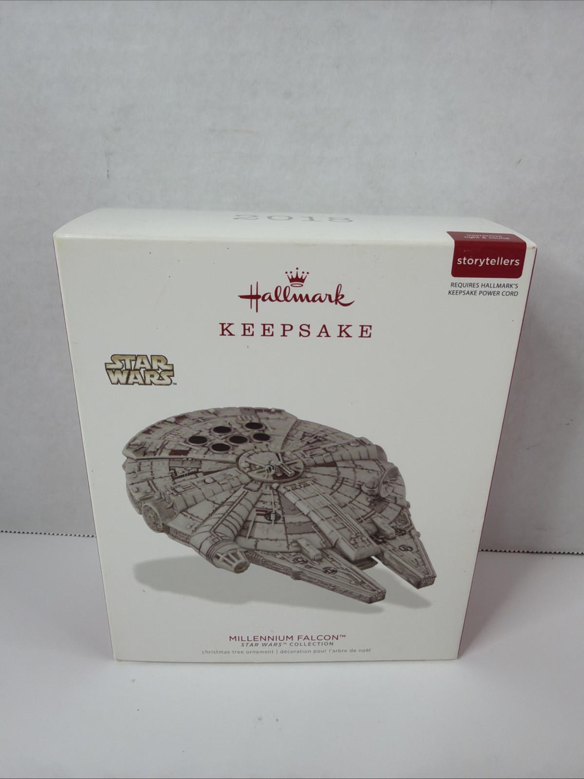 Hallmark Keepsake 2018 Ornament Millennium Falcon Star Wars Storytellers