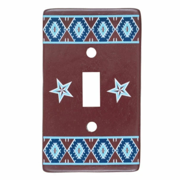 De Leon Collections: Southwest Stars Single 1-Gang Light Switch Wall Plate Cover