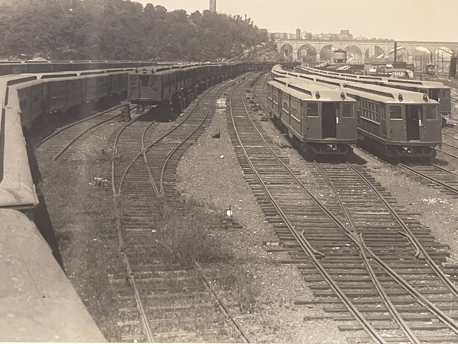 WWI c. 1918 HARLEM NEW YORK SUBWAY CARS WWI c. 1918 HARLEM NEW YORK SUBWAY CARS