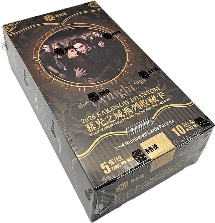 2026 Kakawow PHANTOM The Twilight Saga Trading Cards Sealed 10 Pack Hobby Box