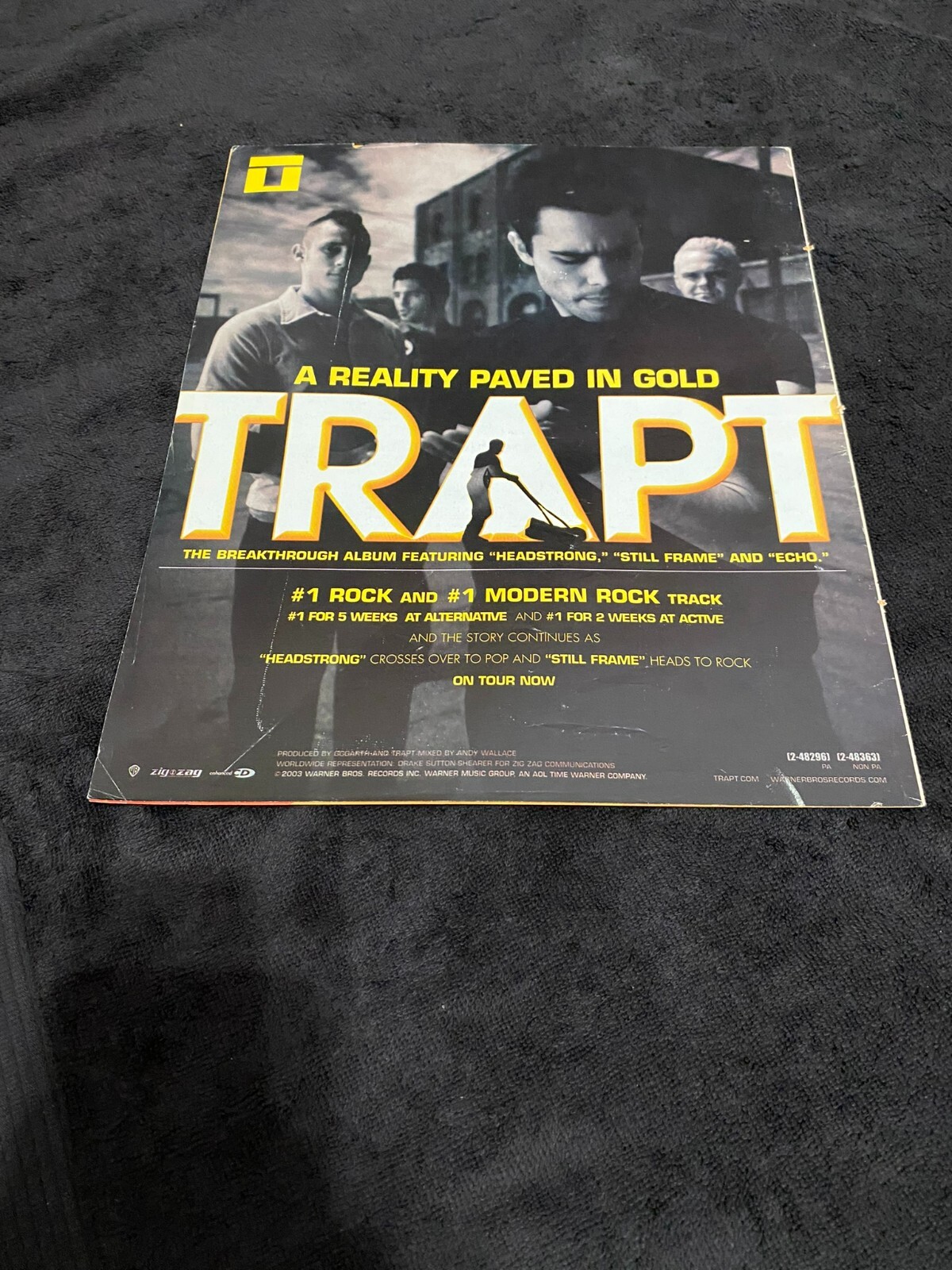 TRAPT 2003 ad for hit \