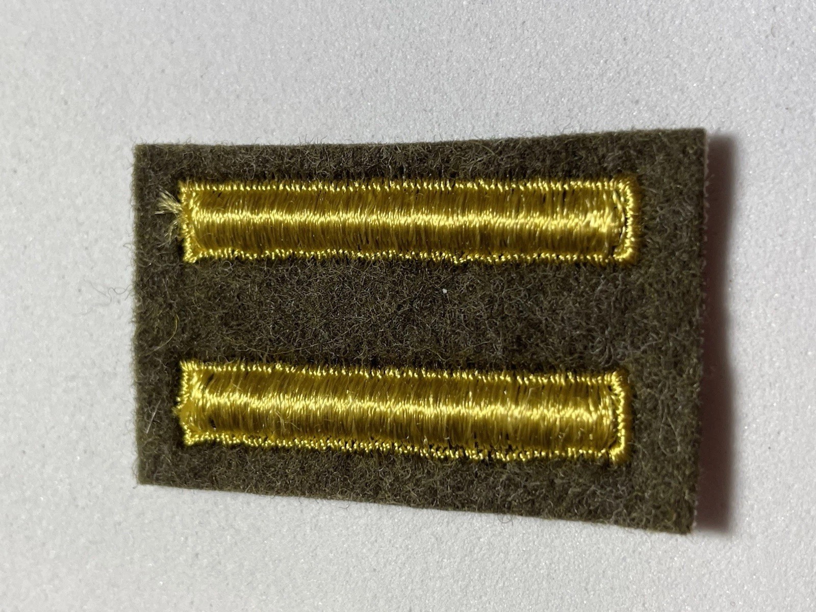 VINTAGE WW2 US ARMY OVERSEAS SERVICE BARS 2 BARS 1 YR SERVICE PATCH #081426-1