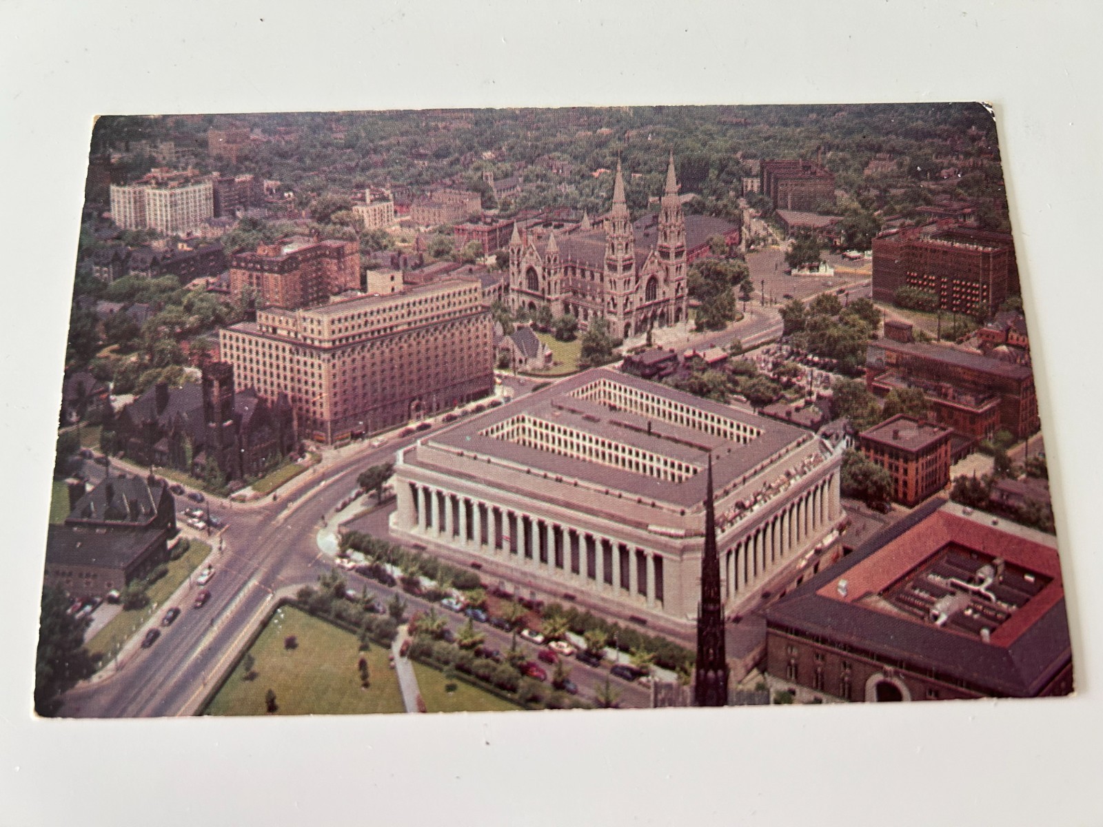 Civic Center Pittsburgh Pennsylvania PA Mellon Institute Postcard