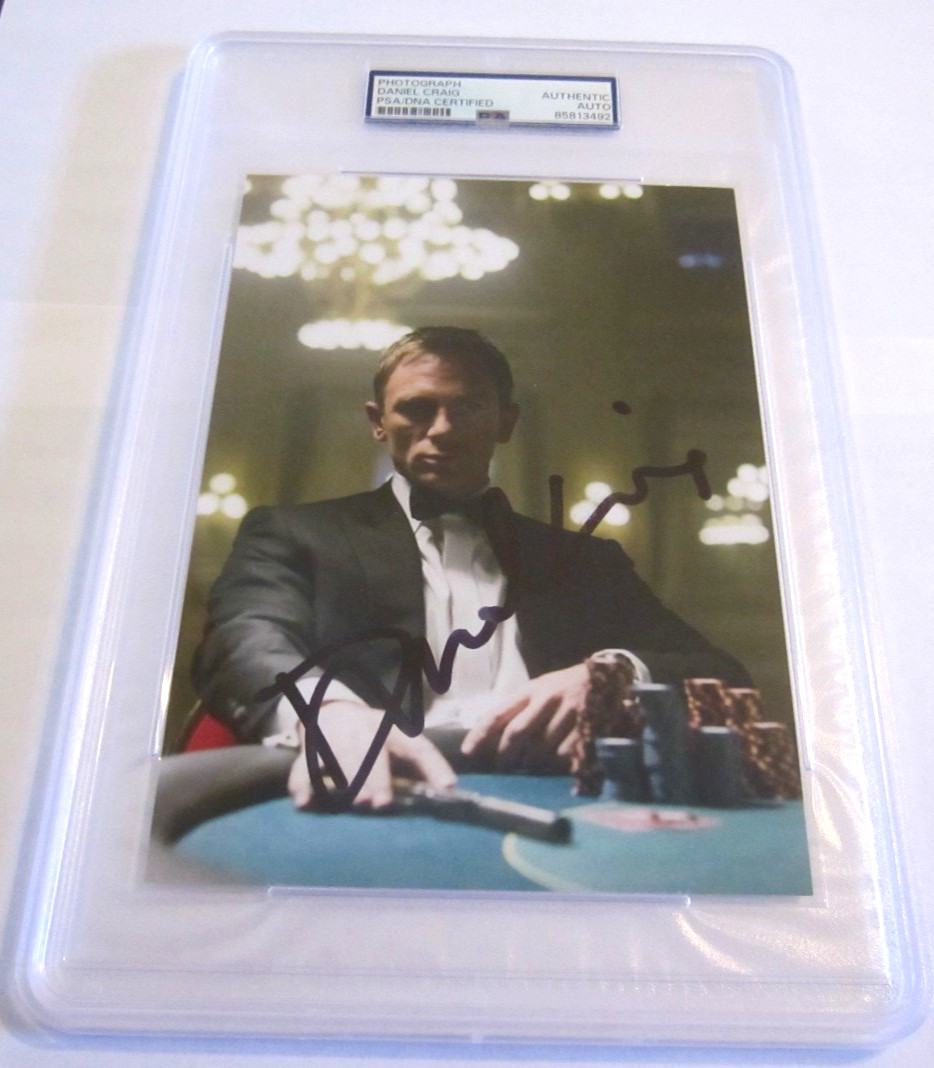 Daniel Craig 5x7 photo signed autographed PSA authentic James Bond 007 Daniel Craig 5x7 photo signed autographed PSA authentic James Bond 007