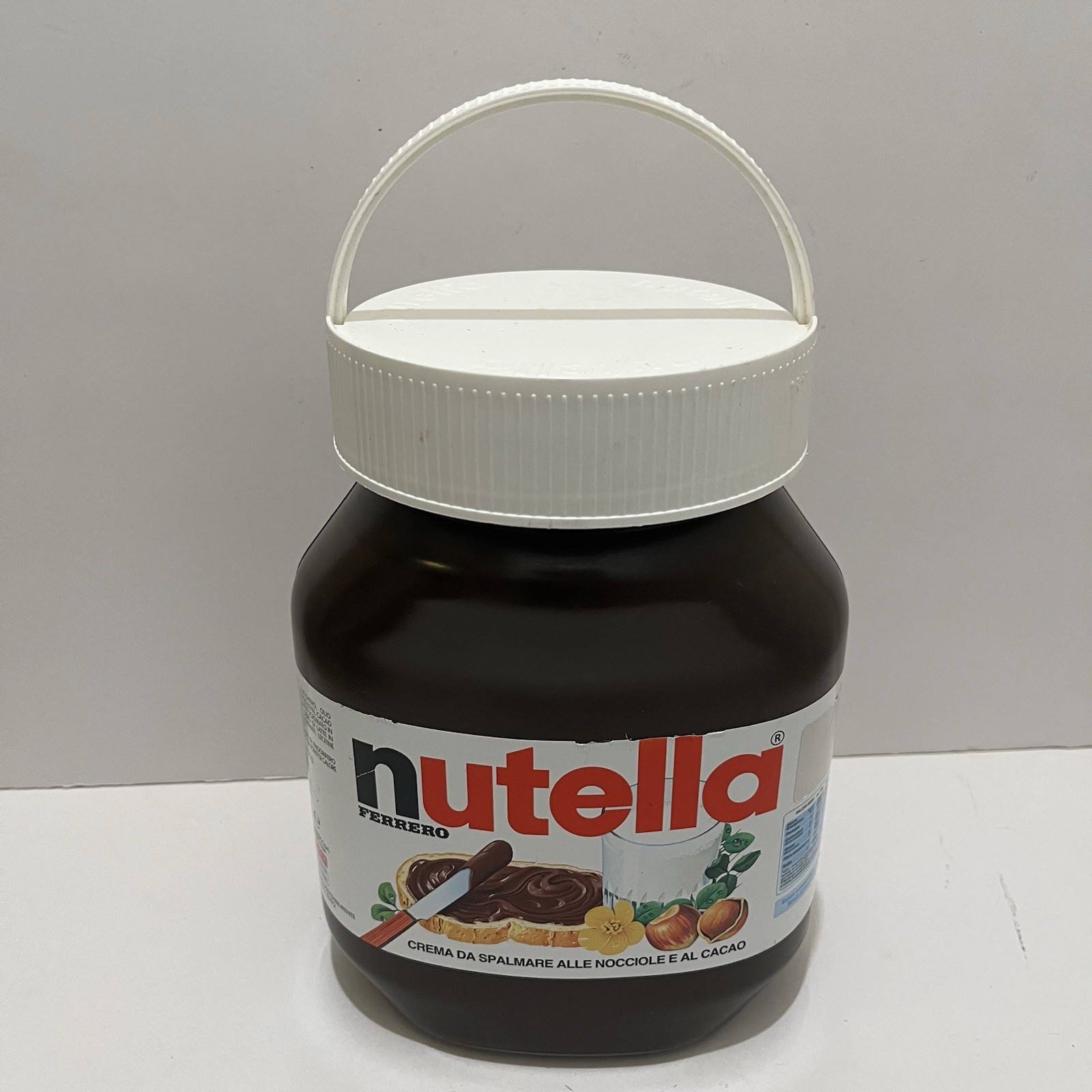 Giant Nutella Limited Edition EMPTY Jar Storage Container Collectable 11\