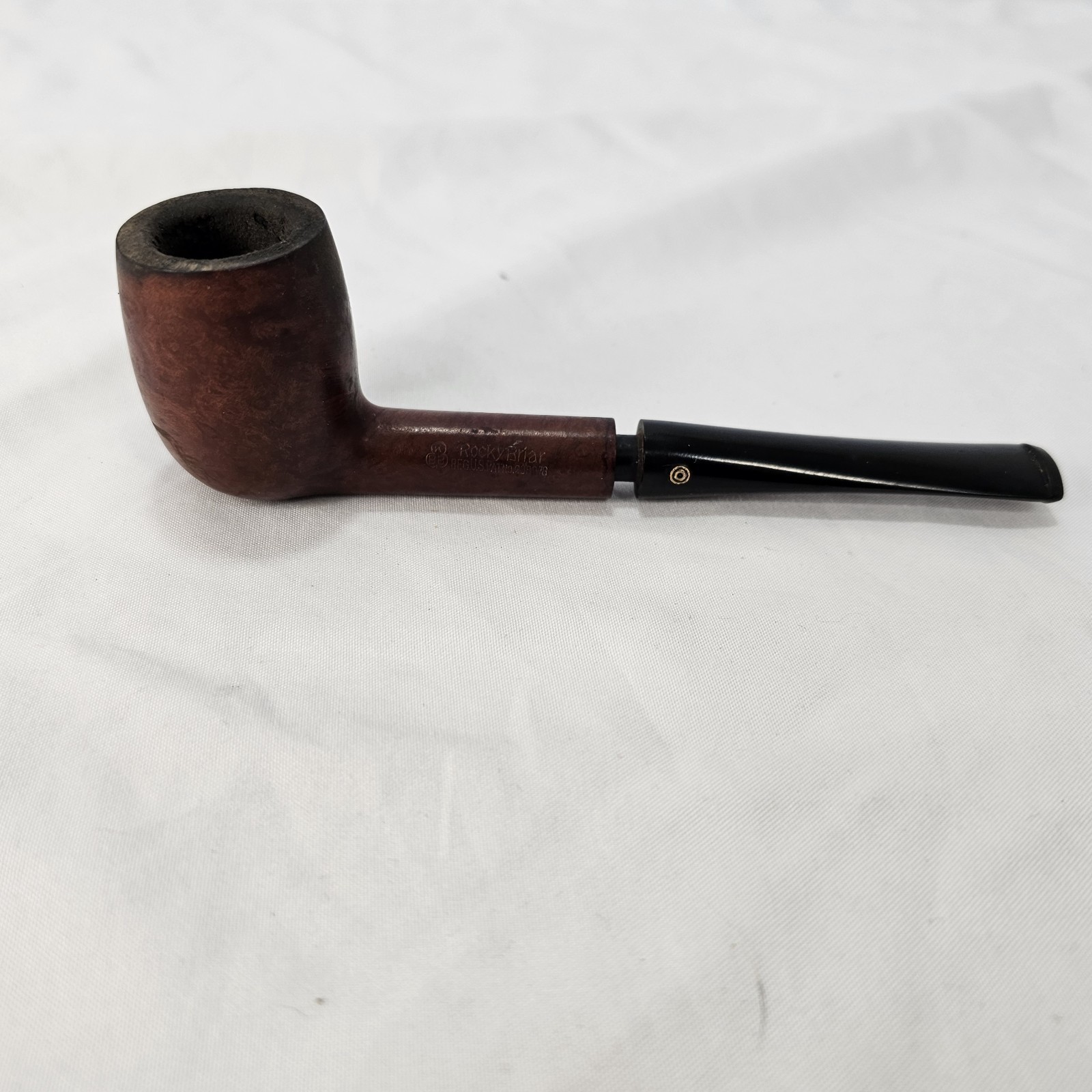 Vintage KBB Rocky Briar Estate Tobacco Pipe Patent 298978 Billiard Smoking Pipe