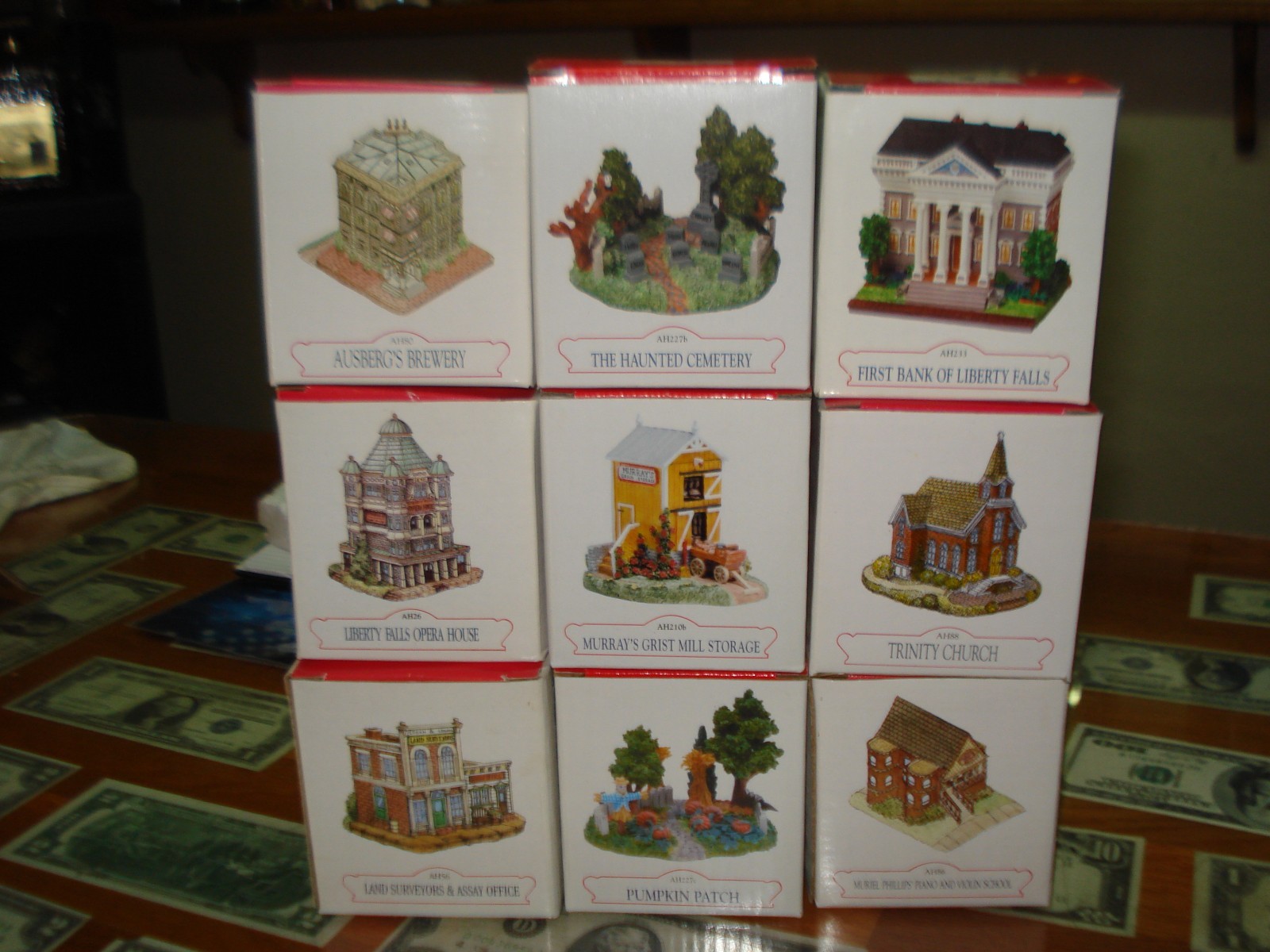 LIBERTY FALLS ~ AMERICANA COLLECTION ~ LOT #8 ~ 9 FIGURES ~ NEW IN BOX ~ LQQK