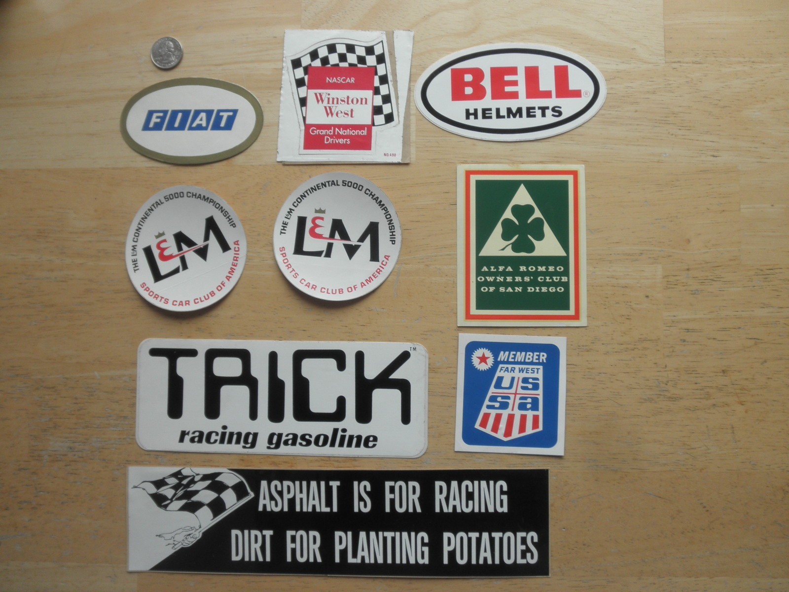 Original Vintage 70\'s 80’s Racing Decal Lot