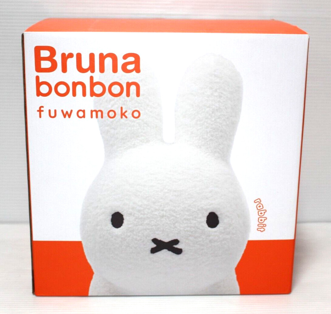 ides BRUNA BON BON Fluffy White Rabbit Miffy Fuwamoko W28 mm × L515 mm× H475 mm