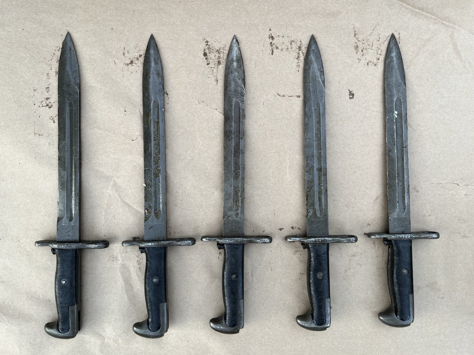 WWII Type Model M1 Garand Bayonet for 1903A3 RIA Springfield Knife Near Mint US