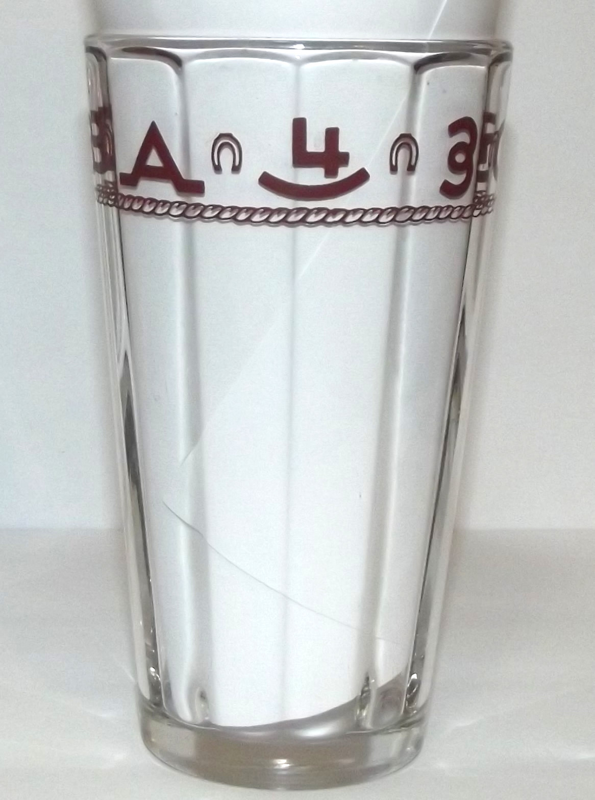 Vint Set of 2 Bamco Libbey Western Cattle Brand Cowboy Highball 5.8\