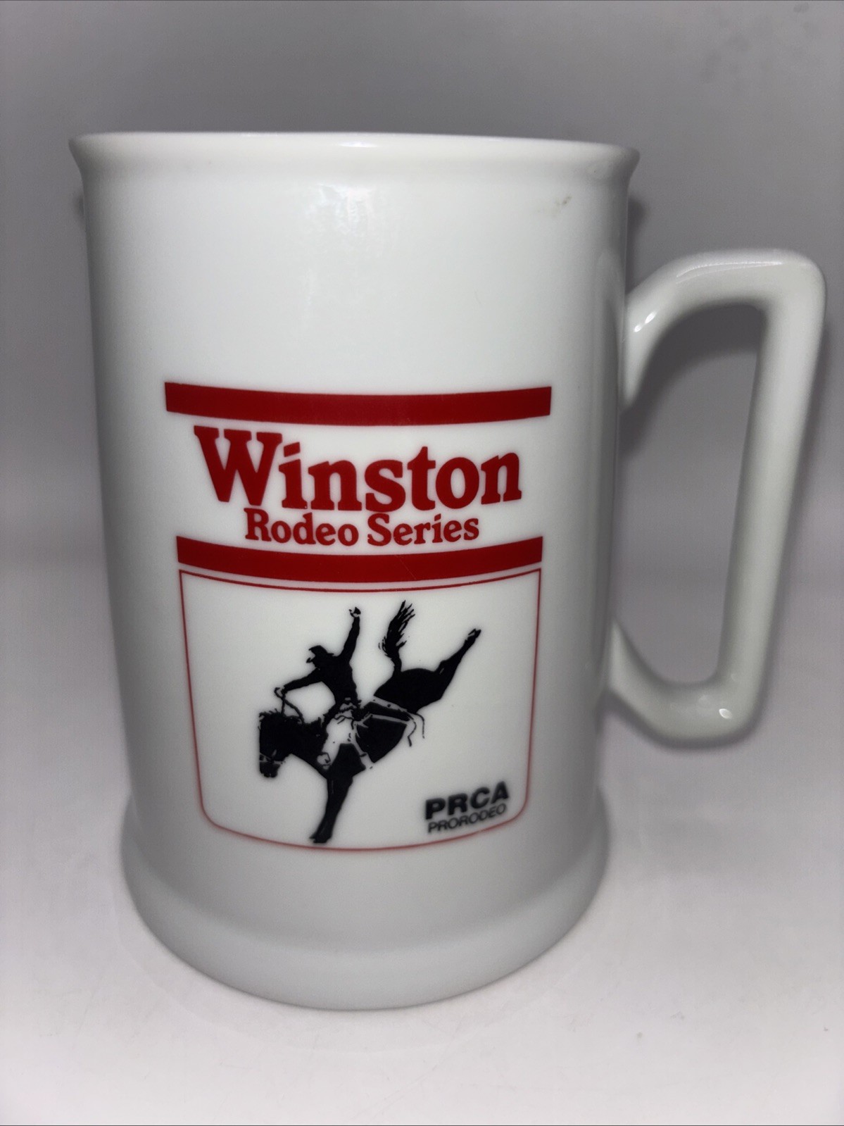 Winston Rodeo Series Coffee Mug Beer Mug PRCA Prorodeo Vintage Collectable 18 oz