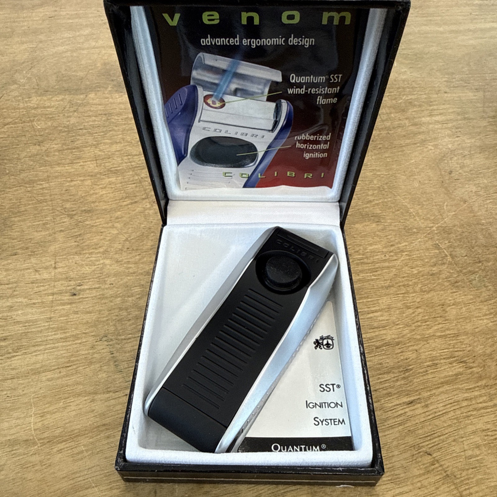 Colibri Venom Torch Lighter New Old Stock TESTED Working