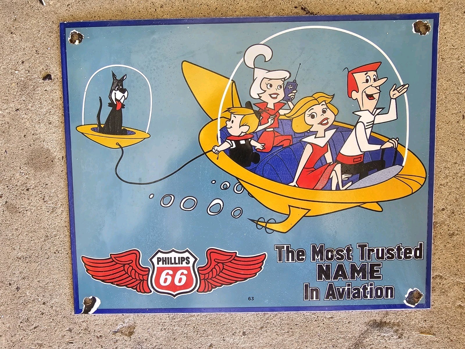 VINTAGE 1963 PHILLIPS 66 12\