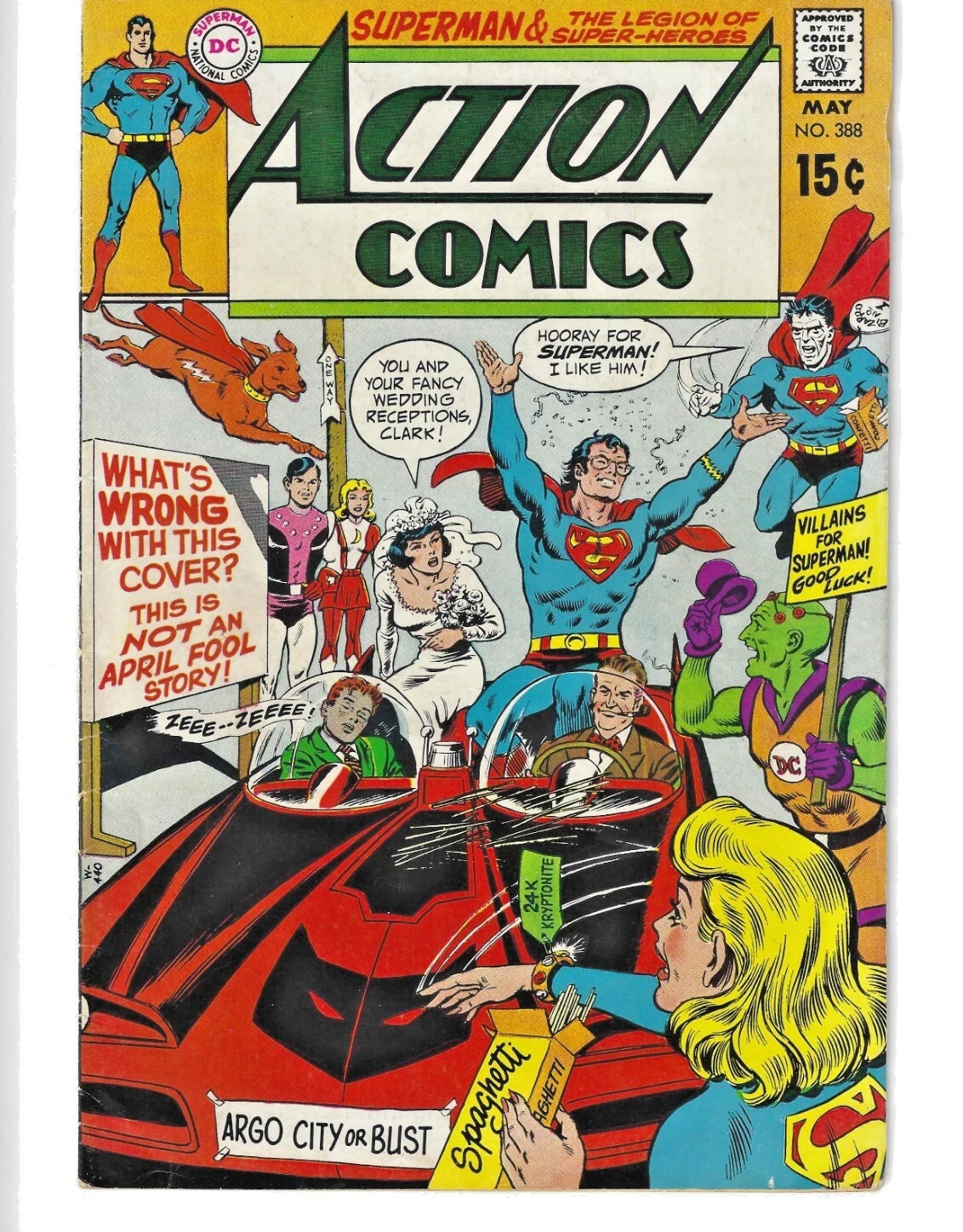 Action Comics Lois Lane Jimmy Olsen Early 1970s DC Comics 5 Issue Lot