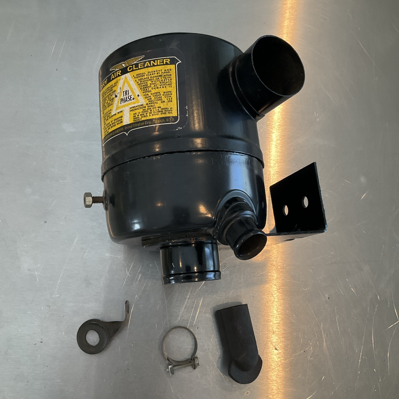 Vintage United Tri-Phase Air Cleaner Baja Bug Meyers Manx Dune Buggy RARE LOOK