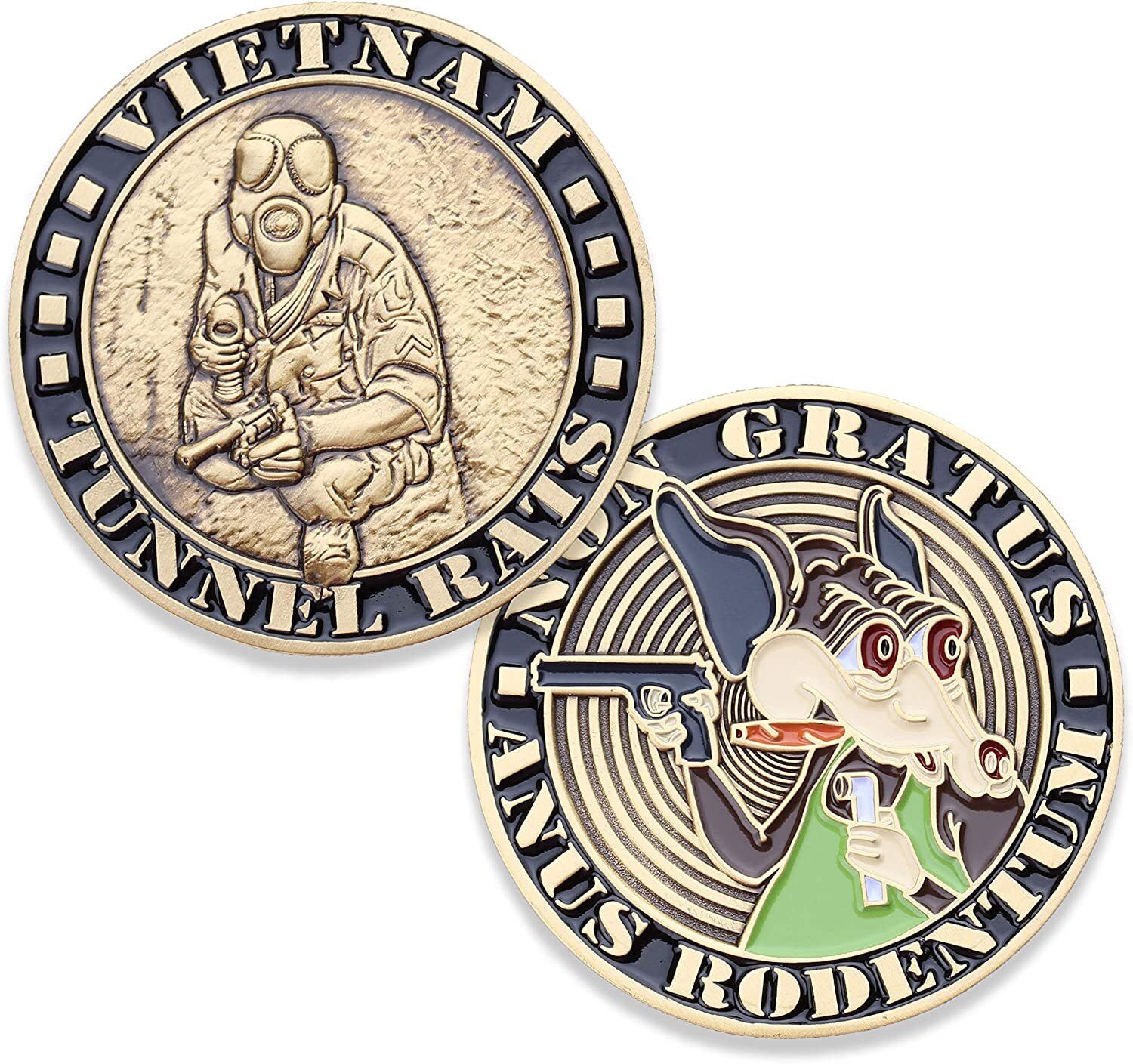 Vietnam Tunnel Rat Challenge Coin
