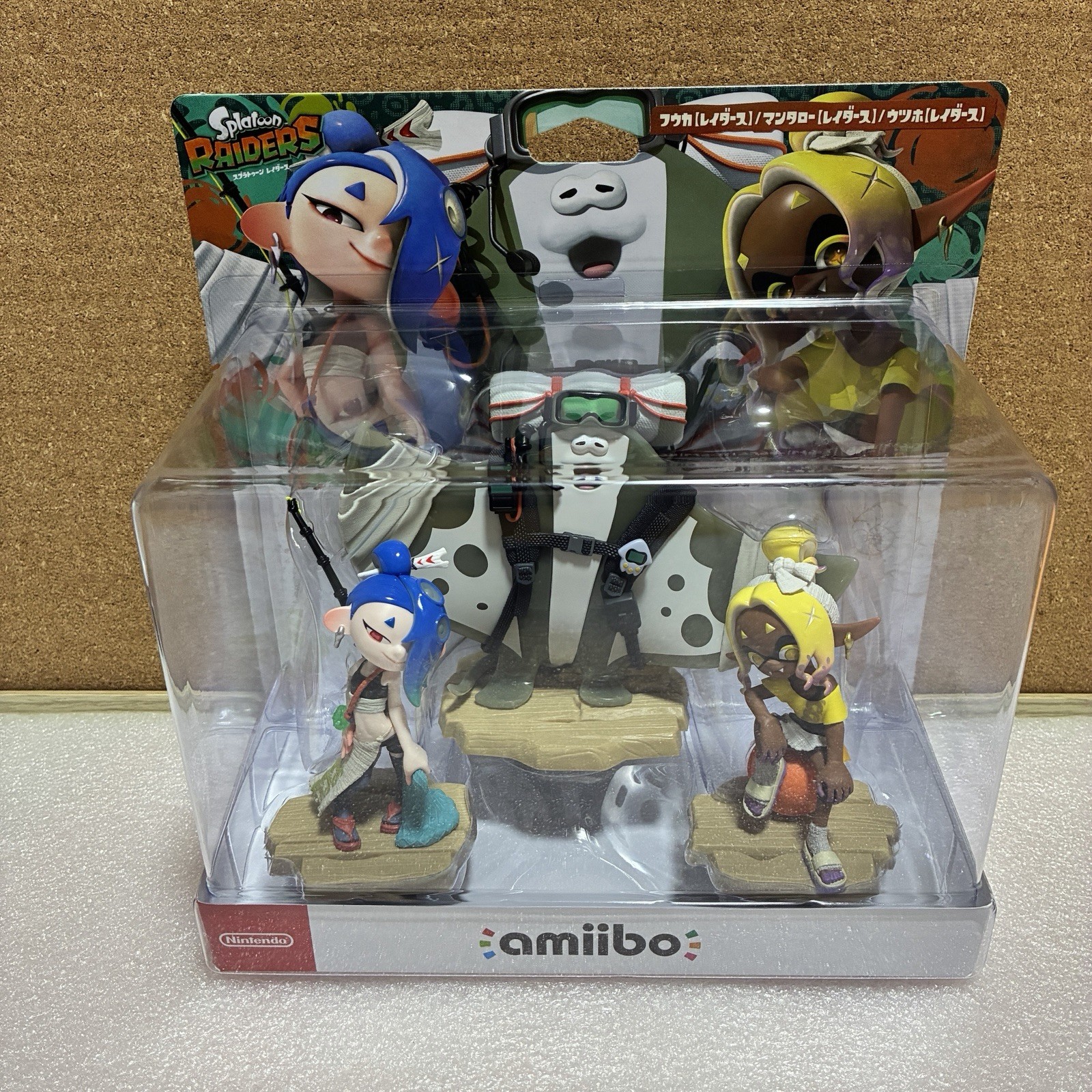Nintendo amiibo Deep Cut Set Shiver Frye Big Man Splatoon Raiders NEW Japan