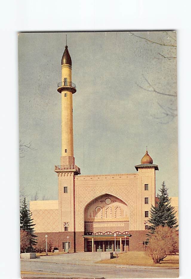 Postcard Civic Center Building Helena Montana USA