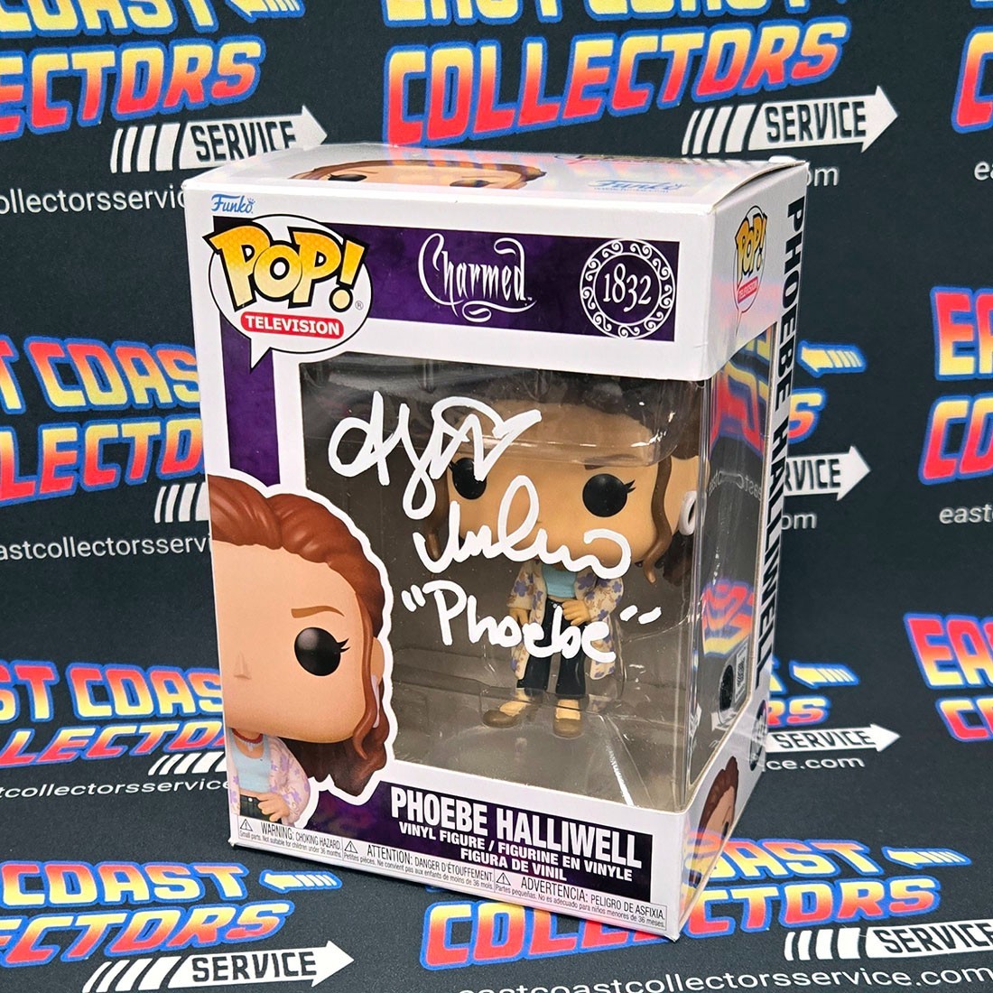 ALYSSA MILANO Autographed CHARMED PHOEBE Funko Pop BECKETT  HOLOGRAM COA, TV