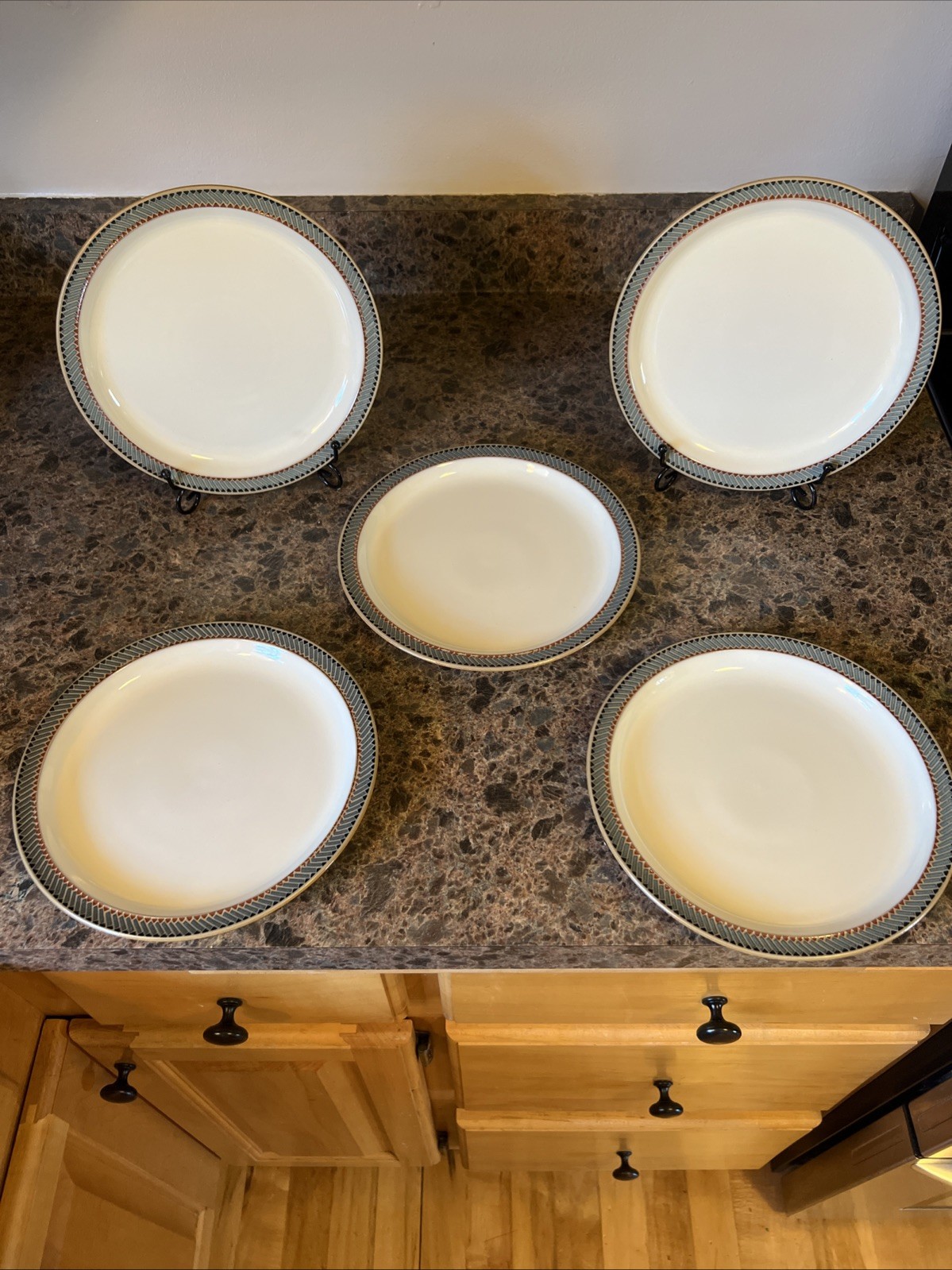 (5) or (10) Denby-Langley Luxor Salad Plates 8.5”