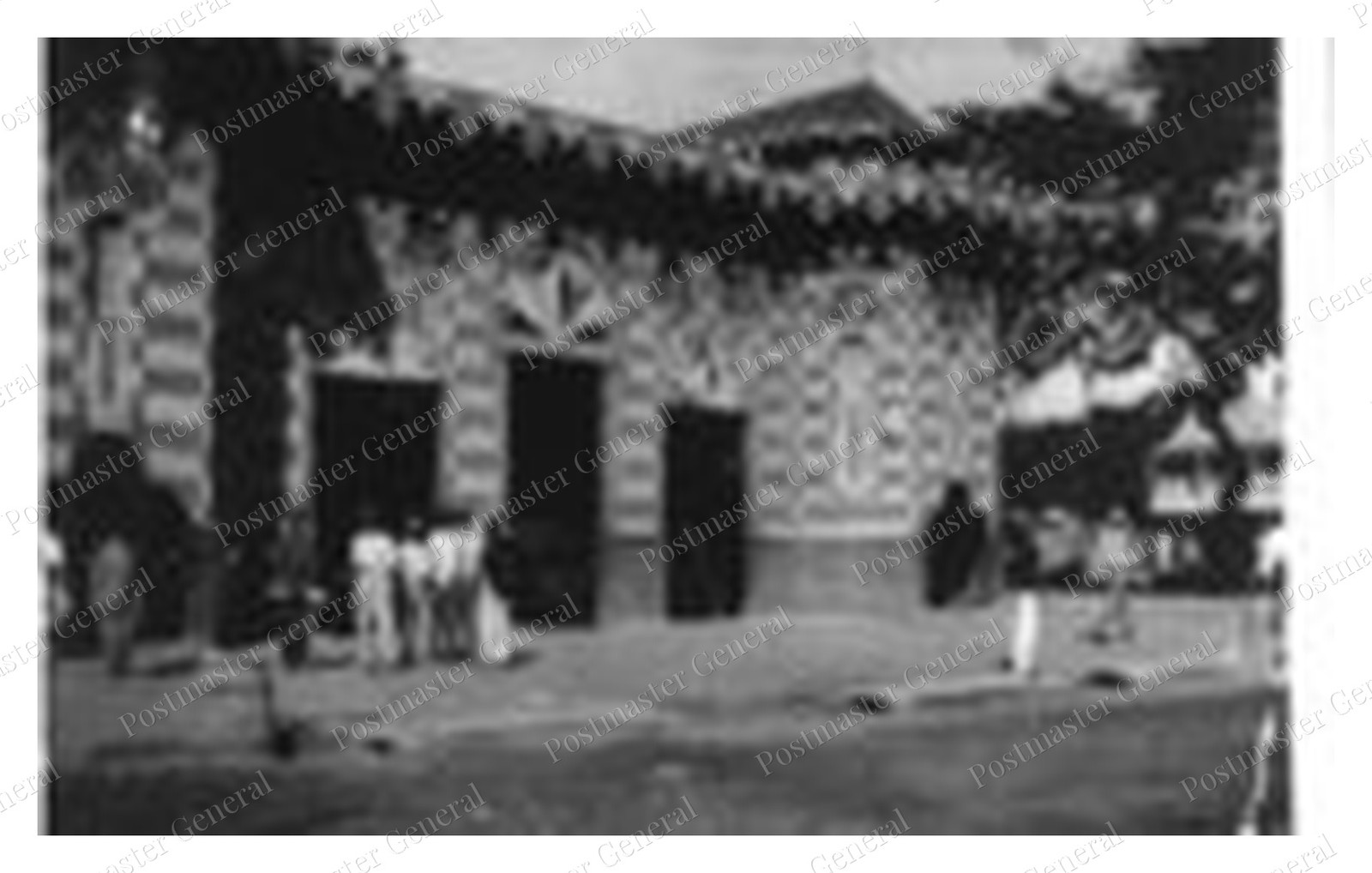 Ponce Puerto Rico Fire Station Standard Postcard COPY RPPC