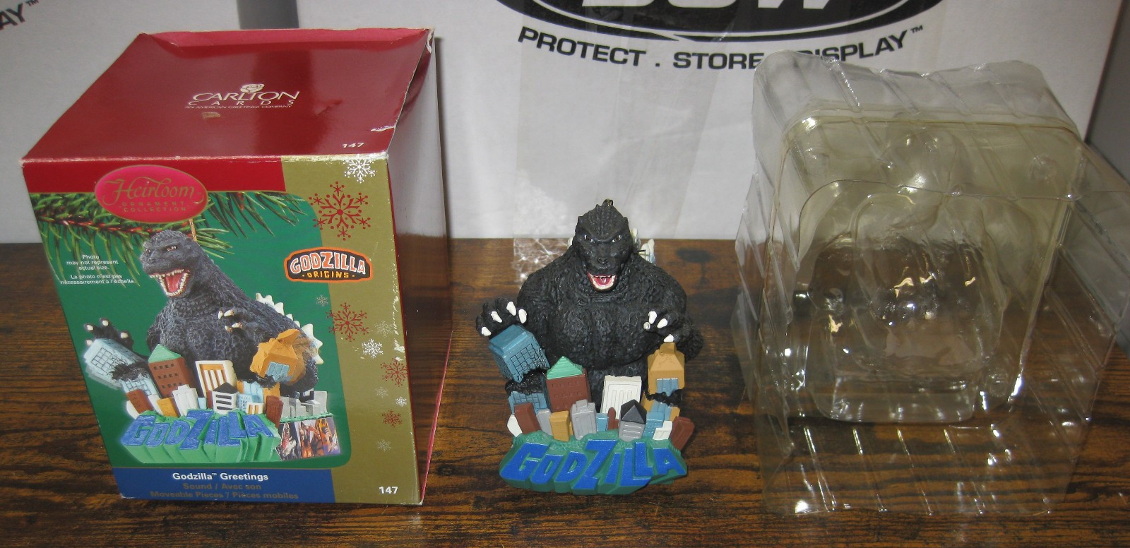 2006 Godzilla Origins American Greetings Carlton Cards Heirloom Ornament Sound