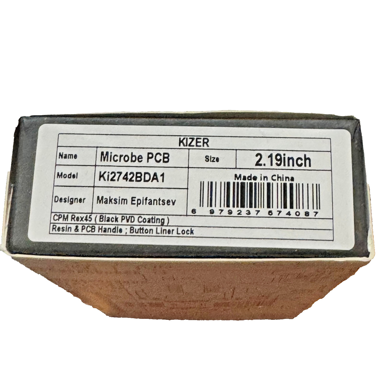 Kizer Microbe Pcb White  CPM Rex45-sold out 70/200