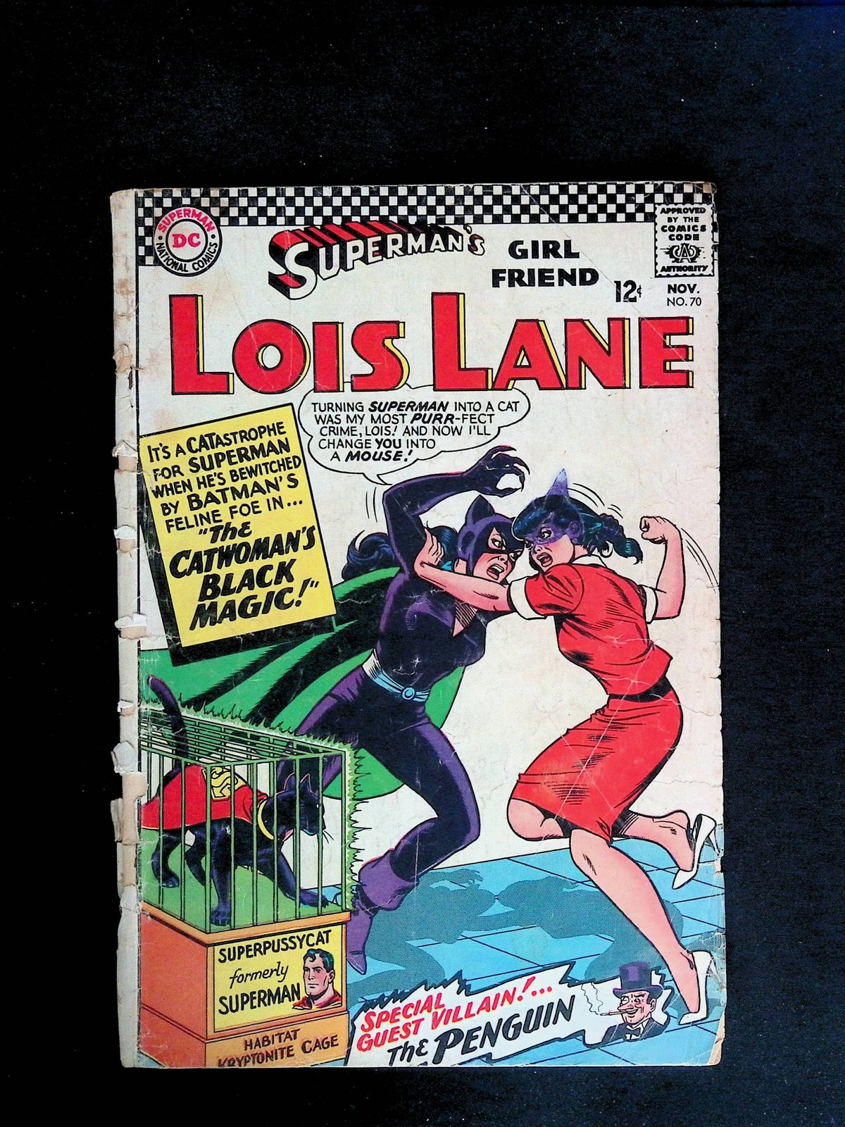 1966 Superman\'s Girl Friend Lois Lane 70 Catwoman Penguin DC