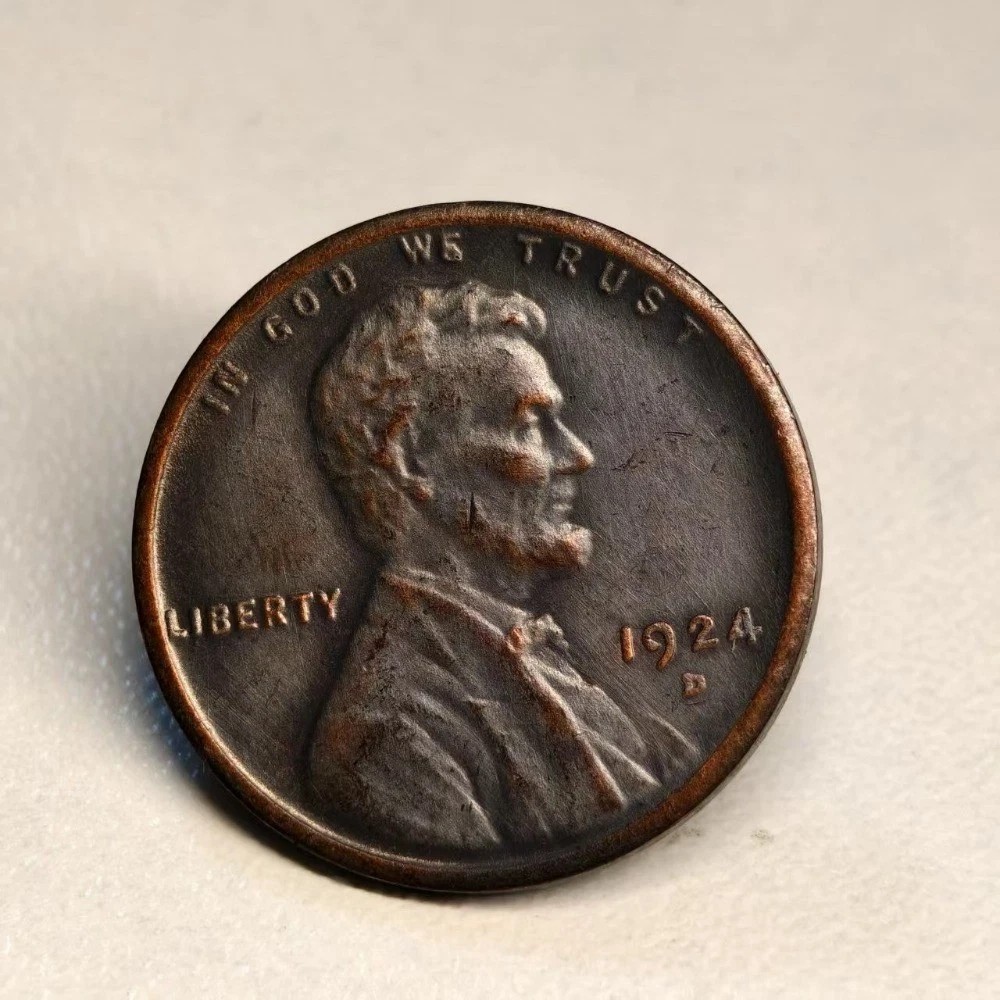 1924-D Lincoln Wheat Cent As shown in the figure