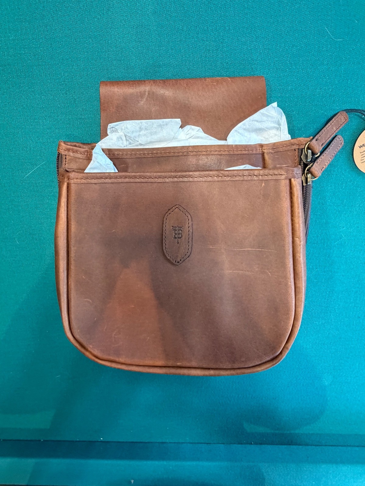 Tom Beckbe Leather Shell Ammo Bag Tote New Sold out long ago