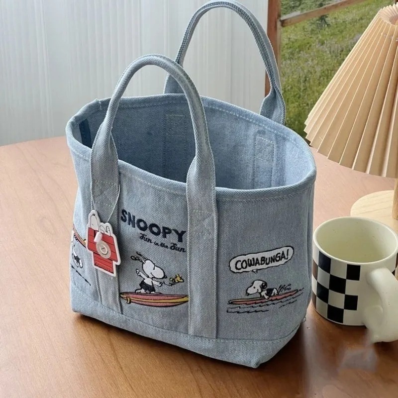 2025 New Starbucks Snoopy Tote Bag Shoulder Bag WHITE/GREEN Color-Free Shipping
