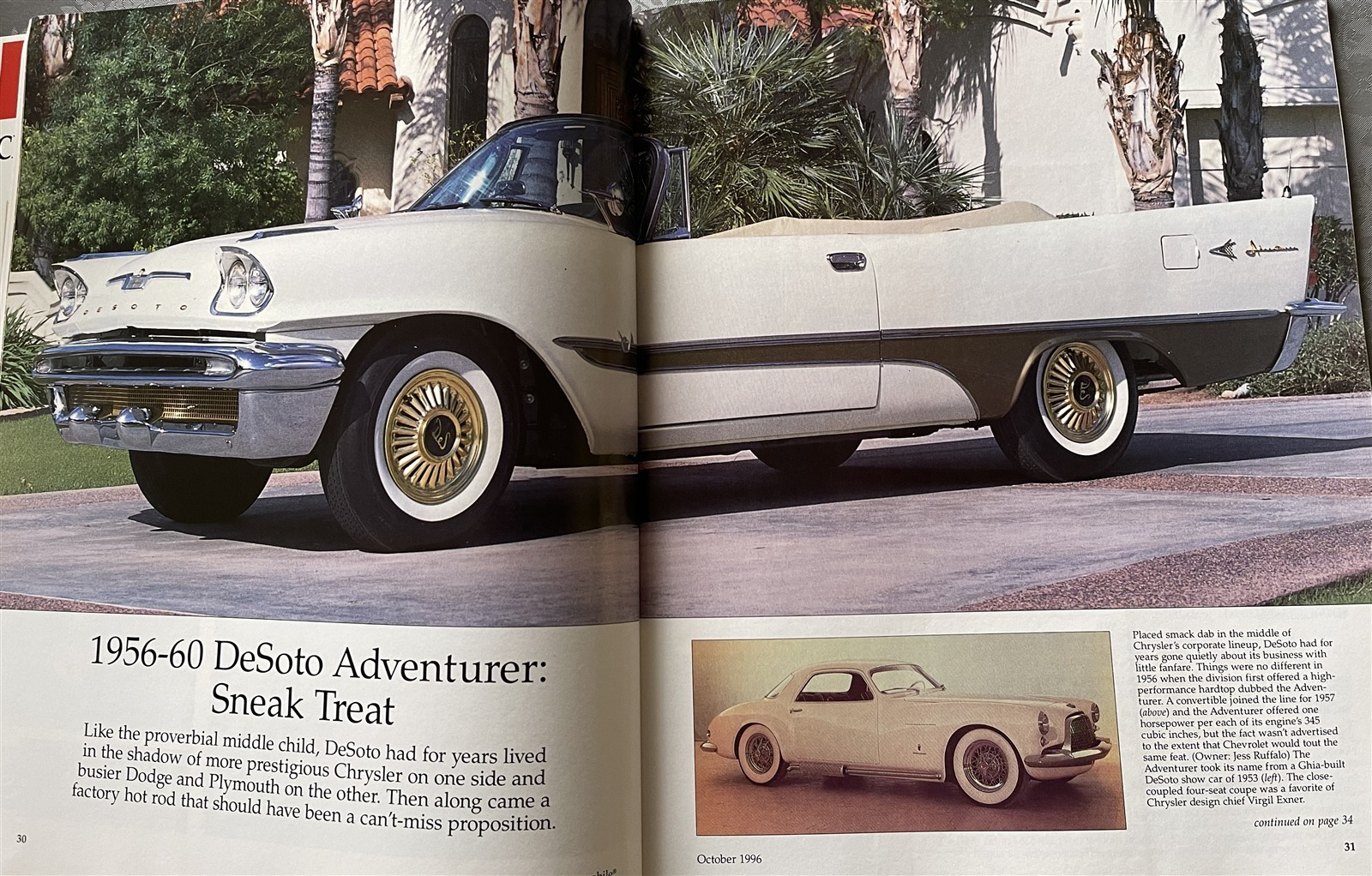 1956 1957 1958 1959 1960 DESOTO ADVENTURER COLOR 12 pg REVIEW