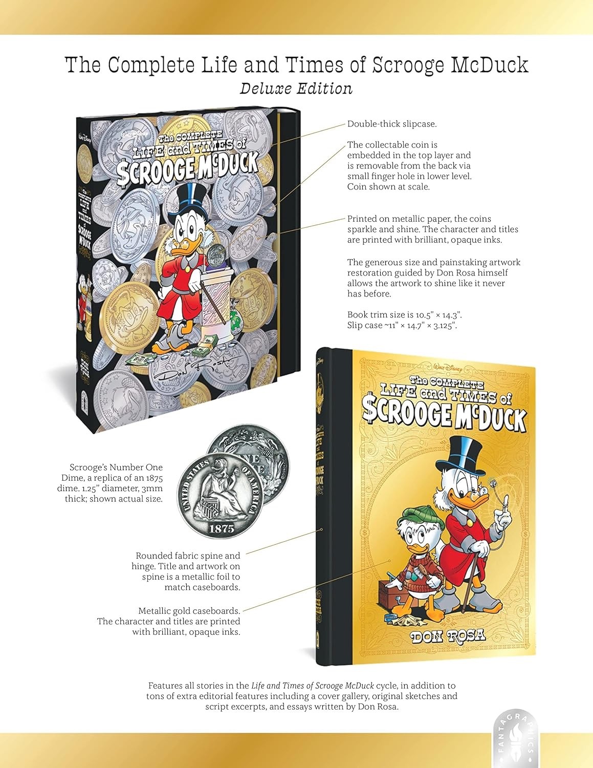 The Complete Life & Times of Scrooge Mcduck Deluxe Limited Edition Don Rosa New