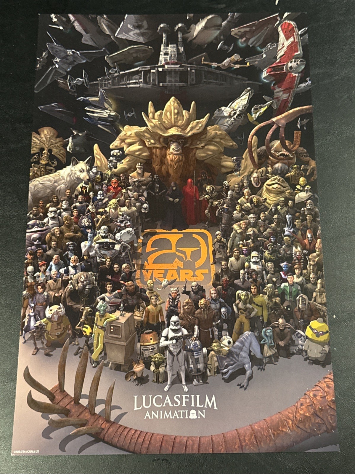 Lucasfilm Animation Star Wars 20th anniversary SDCC poster 2025