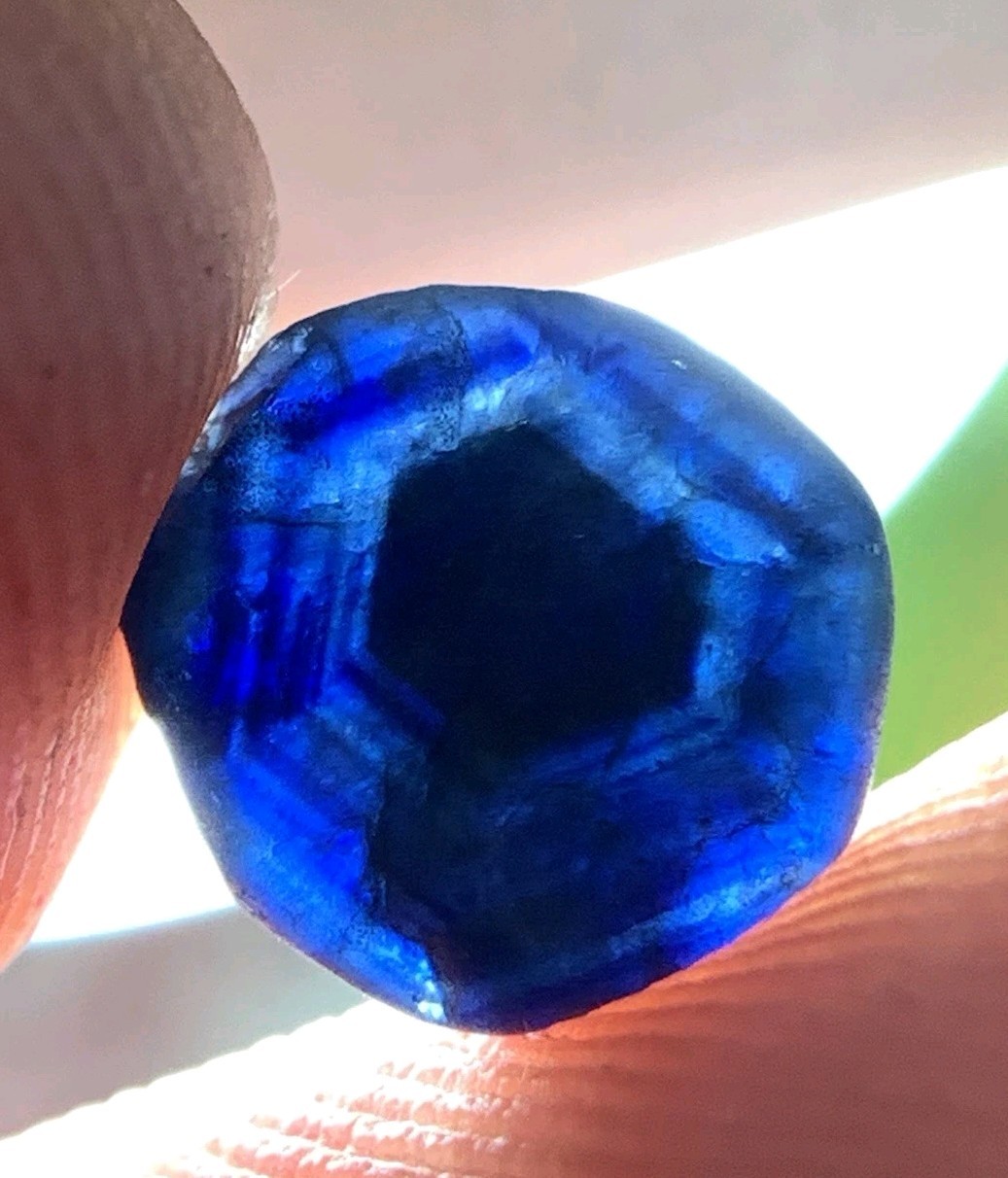 1.32 crts Stunning nice piece of blue teal sapphire rough piece @madag