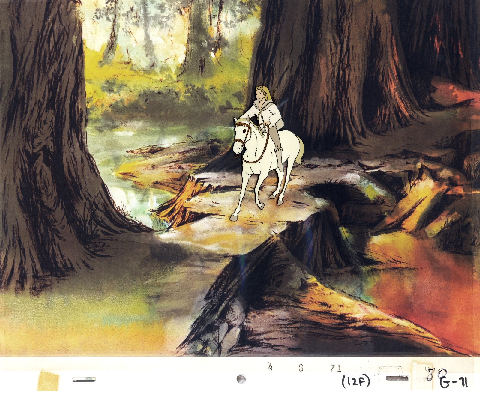 THE LORD OF THE RINGS: ORIGINAL RALPH BAKSHI ANIMATION CELS w/ Free Autograph