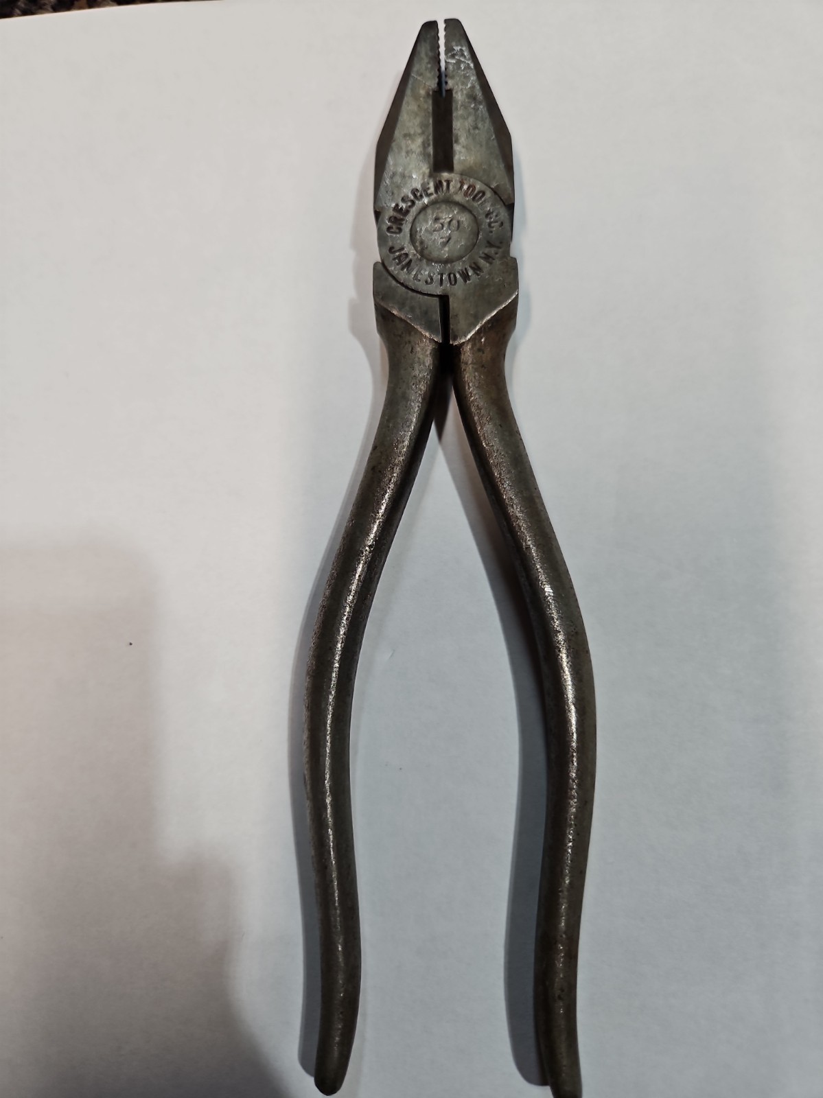 Vintage Crescent Tool company Pliers # 507 with Side cutter. 7 inches