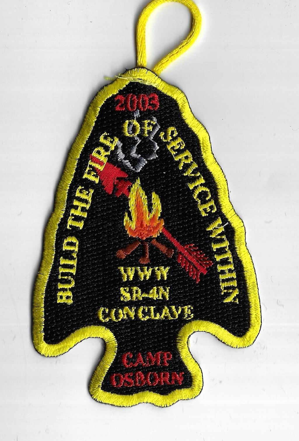 2003 Camp Osborn SR-4N Conclave Build The Fire YEL Border [GT-1028]