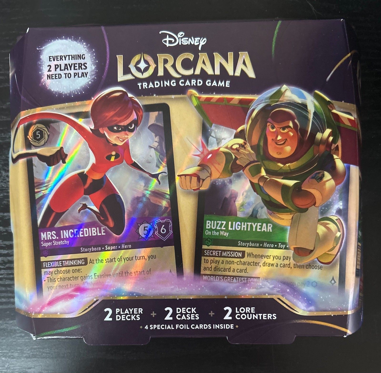 Disney Lorcana Wilds Unknown Ravensburger 2-Player Starter Set NEW 🚚✅