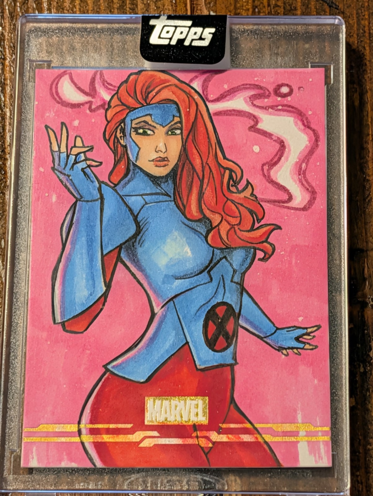 Topps \'26 Marvel Mint Jean Grey 1/1  Sketch Card Hand Signed Alcione Silva