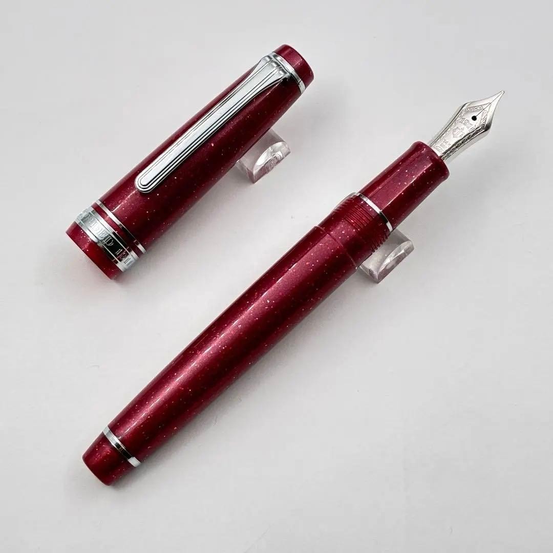 SAILOR Pro Gear Slim Fountain Pen 14K Custom Italic Nib Red Pen Only SAILOR Pro Gear Slim Fountain Pen 14K Custom Italic Nib Red Pen Only