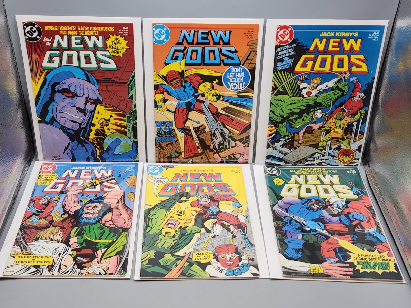 New Gods #1 2 3 4 5 6 Jack Kirby\'s Complete Series DC Comics 1984/Free Shipping 