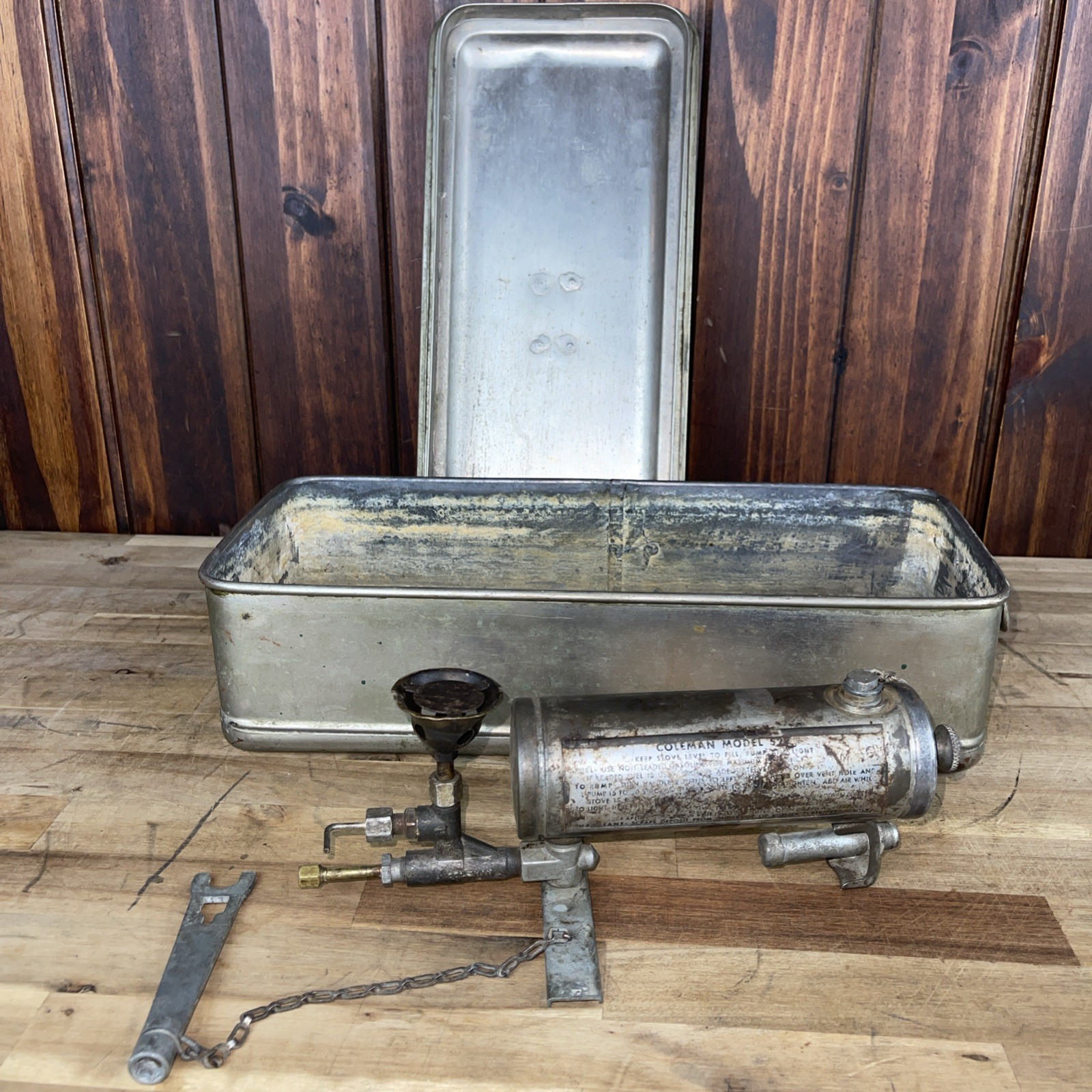 Vintage WW II Military Medical Gas Stove Coleman Model 527 With Box