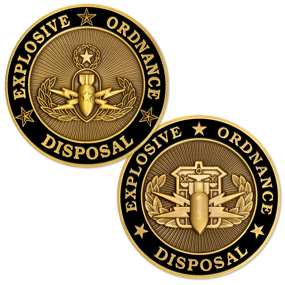 NEW Explosive Ordnance Disposal Challenge Coin. 