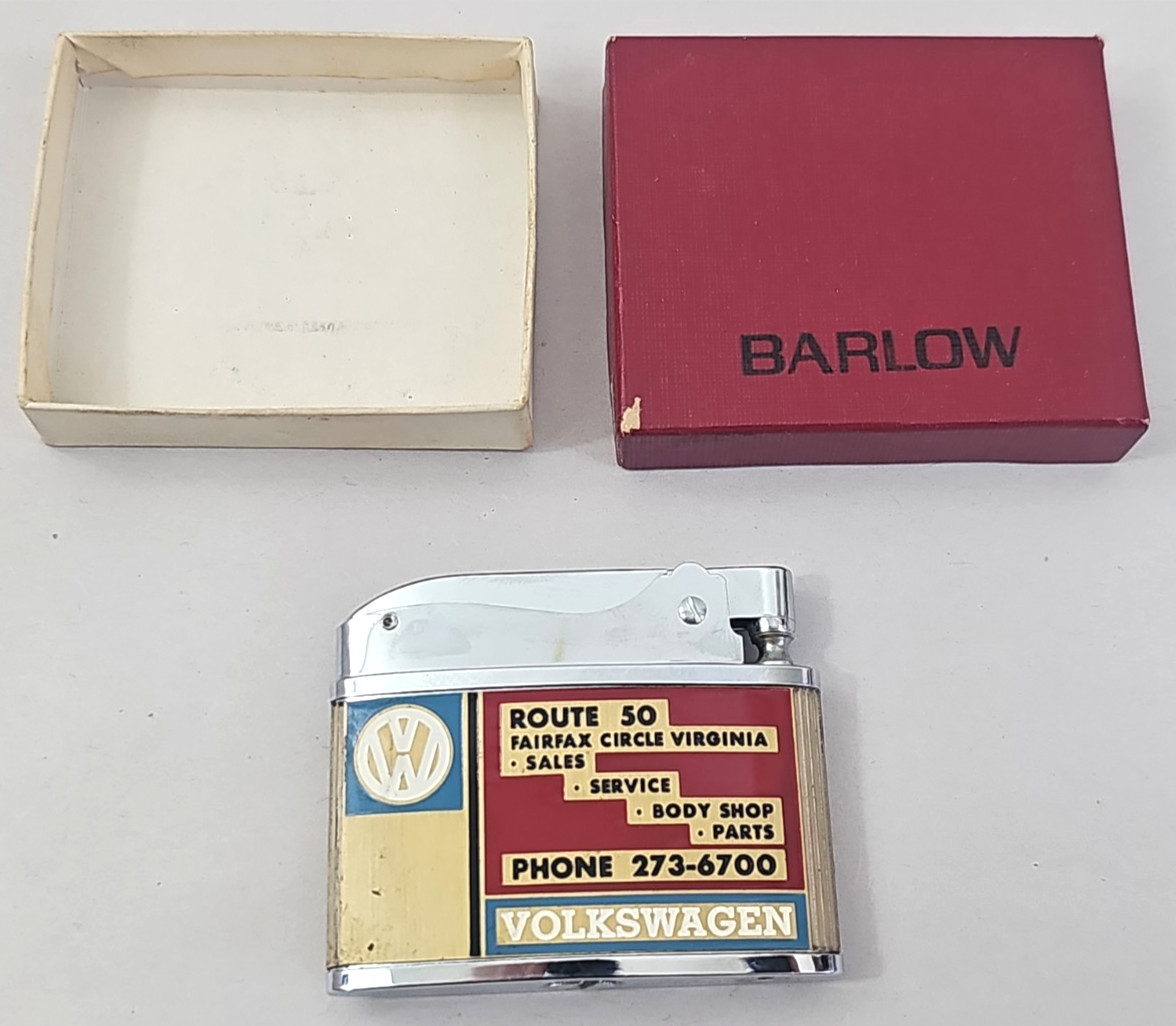 Vintage ~ Volkswagen ~ Lighter ~ Advertising ~ Virginia VW Dealer ~ HB LANTZSCH