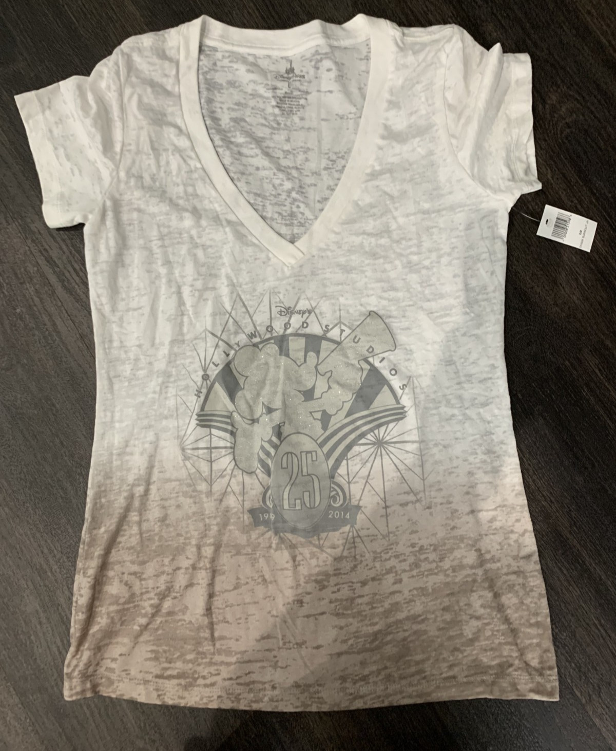 Disney World Hollywood Studios 25th Anniversary Womens T-Shirt Mickey Large NWT