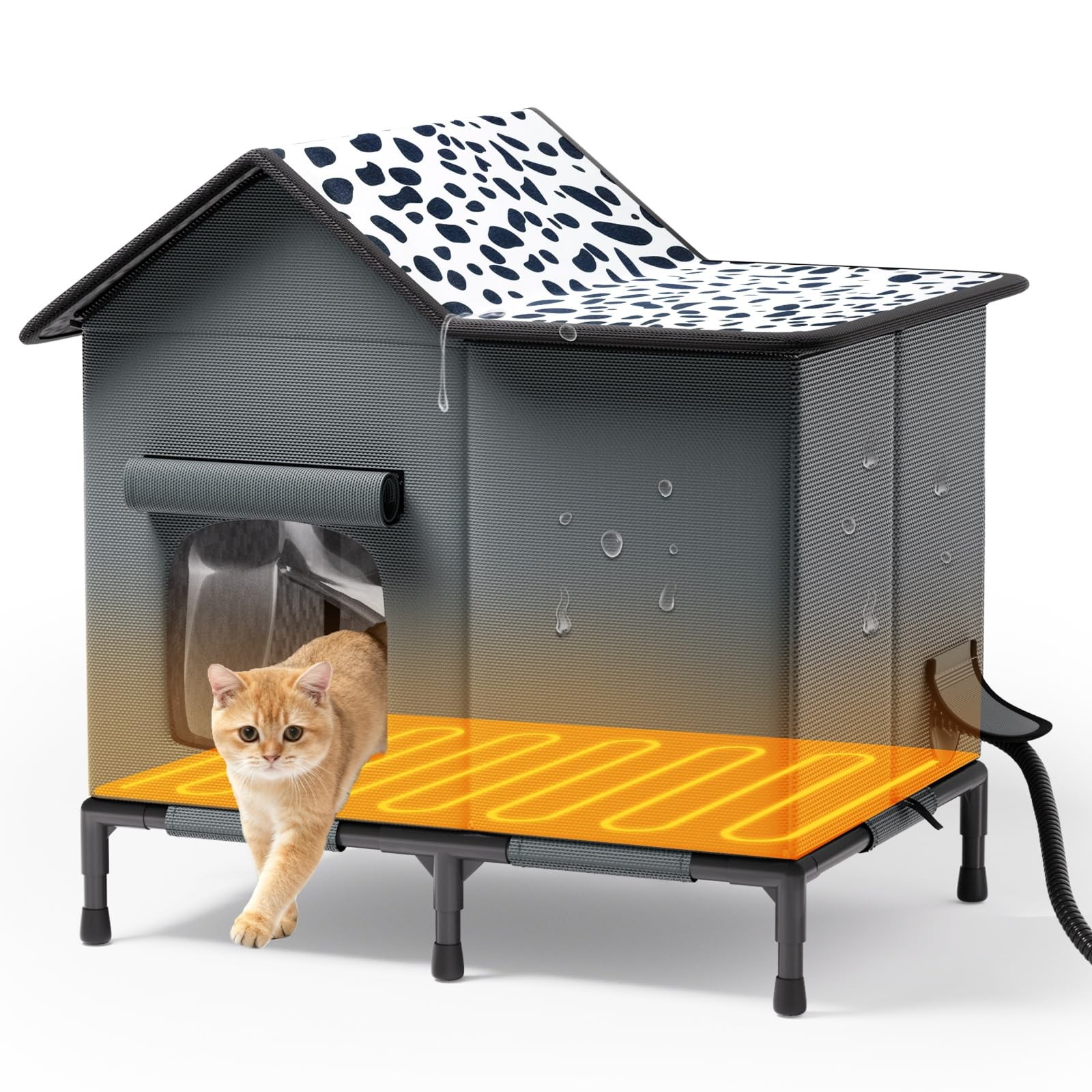 SYREMERS DJWM-55 Heated Cat House Outdoor 25\